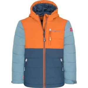 TROLLKIDS Детско ски яке Trollkids Kid's Hemsedal Snow Jacket XT Ski jacket - Dark Cyan / Chili Red - размер 116 (EU) (703-4665-0715)