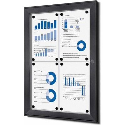 Jansen Display vnitřní uzamykatelná vitrína základní 4 x A4 – Zboží Dáma