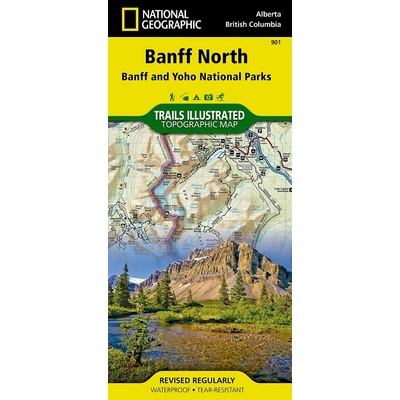 National Geographic Trails Illustrated Topographic Map Banff North