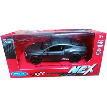 Welly Метална кола с отварящи се врати Bentley Continental Supersports