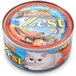 Petnutrition Консерва за котки с пилешко, риба тон и сурими Princess Premium Zest 170гр