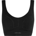 Icebreaker Дамски спортен сутиен Icebreaker Women's Merino Queens Clasp Bra Sports bra - Black (114-3712-0112)