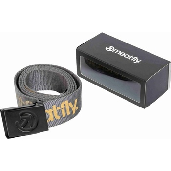 Meatfly колан Corridor Dark Grey / Gold Meatfly | Siv | МЪЖЕ | ЕДИН РАЗМЕР