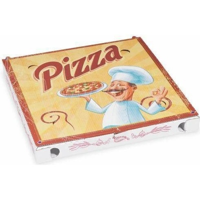 Krabice na pizzu 30 x 30 x 3 cm (100 ks)