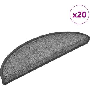 vidaXL Самозалепващи стъпаловидни постелки 20 бр. 56 x 17 x 3 cm (3365782)