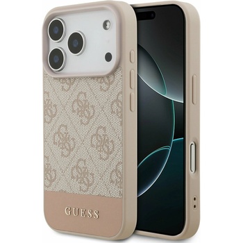GUESS PU 4G Stripe Задний Чехол за iPhone 17 Pro Pink Guess | Rozov | МЪЖЕ | UNI