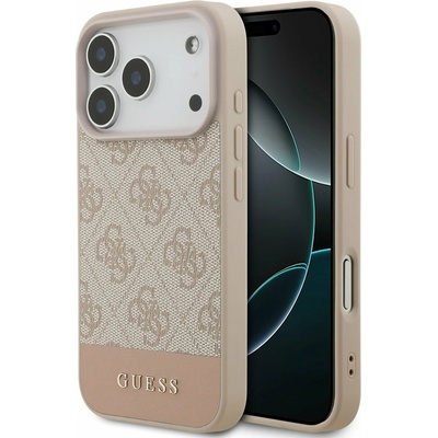 GUESS PU 4G Stripe Задний Чехол за iPhone 17 Pro Pink Guess | Rozov | ЖЕНИ | UNI