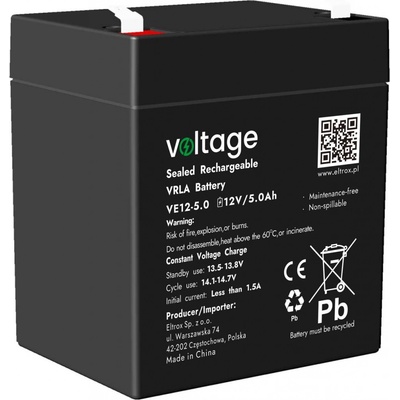 AGM Voltage 12V 5,0Ah VE12-5.0