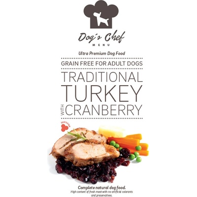 Dog's Chef Traditional Turkey with Cranberry 0,5 kg
