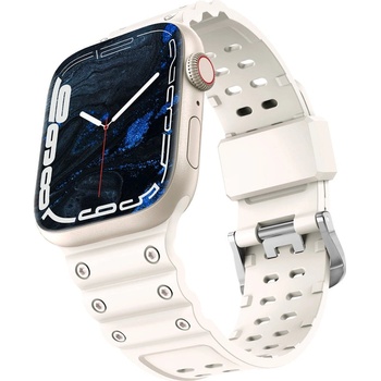 HQWear Каишка HQWear Strap Triple Protection за Apple Watch Ultra, SE, 8, 7, 6, 5, 4, 3, 2, 1 (49, 45, 44, 42 mm), бежова (KXG0062463)