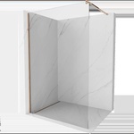 Mexen Kioto душ преграда Walk-in 105 x 200 cm, прозрачна 8 mm, розово злато - 800-105-101-60-00 (800-105-101-60-00)