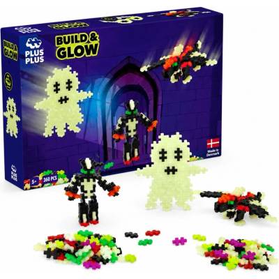 Plus Plus Build and Glow Svítící ve tmě 360 dílků