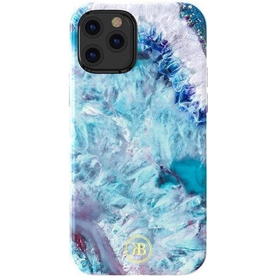 Kingxbar Калъф за телефон Kingxbar Agate Series за iPhone 12 Mini, син (6959003590312)