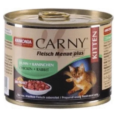 Animonda Carny Kitten - пиле + заек за котенца до 12 месеца