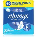 Always Ultra Super Extra Size 3 санитарни кърпи с крилца 40 бр