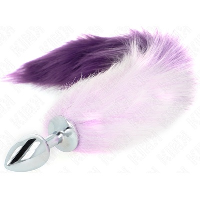 Kink Fox Tail with Metal Plug Purple