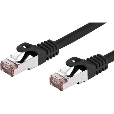 C-TECH CB-PP6F-1BK patch, Cat6, FTP, 1m, černý