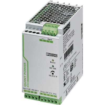 Phoenix Contact 2866792 síťový zdroj na DIN lištu 24 V/DC 20 A 480 W Počet výstupů:1 x Obsah 1 ks
