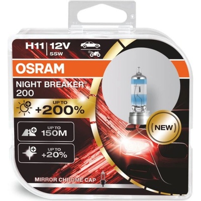 OSRAM H11 OSRAM Night Breaker Laser +200% BOX 2ks (3166)