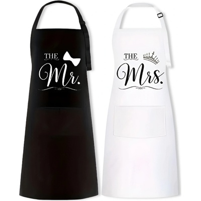 Zástěry pro Novomanžele - Mr & Mrs – Zboží Dáma