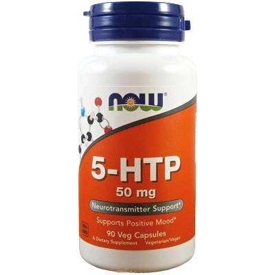 Now Foods 5-HTP 5-hydroxy L-tryptofan 50 90 kapslí