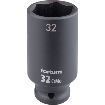 Fortum машинна (ударна) муфа 1/2", 32 mm, L 78 mm, почернена, FORTUM