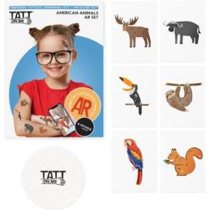 TATTonMe Живи татуировки за деца Американски животни (TSAR_American)