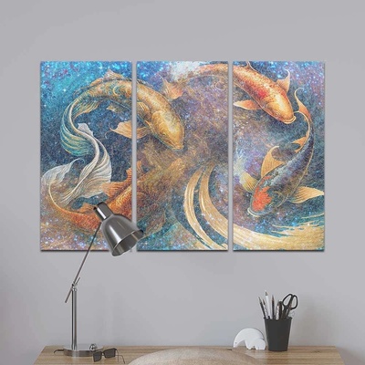 Art gift Декоративен панел за стена Вълшебни рибки