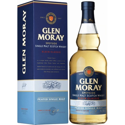 Glen Moray Elgin Classic Peated Single Malt 40% 0,7 l (karton)