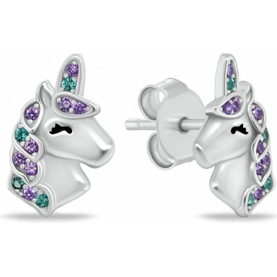 Brilio Silver náušnice EA1109WRBW