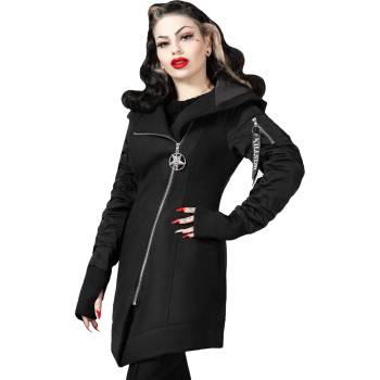 Image 1 of KILLSTAR дамско палто KILLSTAR - Hexada - Черен - KSRA007045