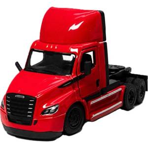 Kinsmart Метален камион Kinsmart - Freightliner eCascadia, 1: 62, червен (52144)
