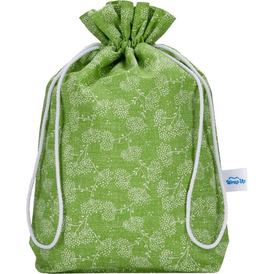 Malý wrapáčik M - Květy na zelené