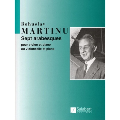 Bohuslav Martinů Sept Arabesques Pour Violon Et Piano noty na housle, klavír