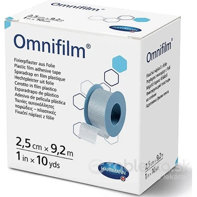 OMNIFILM Náplast porézní 2.5cmx9.2m/1 ks