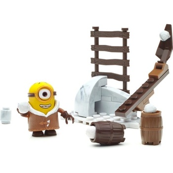 Mega Bloks Mimoni sněhová bitva