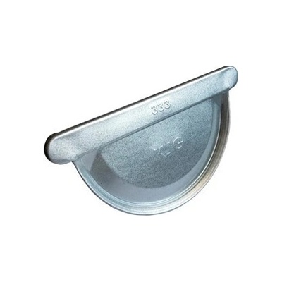 Evromat Čelo žlabu 330 mm pozink černá