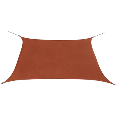 vidaXL 42307 Sunshade Sail Oxford Fabric Square 3, 6x3, 6 m Terracotta (42307)