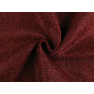 Filc / plsť metráž tloušťka 1,4 mm Varianta: 29 (XH116) bordó sv. melír, Balení: 1 m