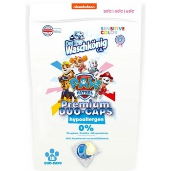 Waschkönig Sensitive Paw Patrol Duo Caps kapsule 18 PD