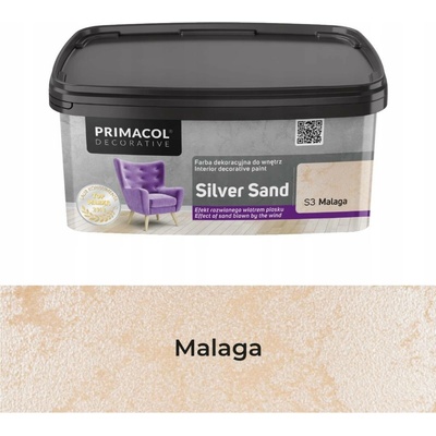 Priomacol Decorative Silver Sand dekorativní strukturální S3 Malaga, 1 l