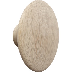 Muuto Кука за стена Dots Wood 13 см светъл дъб (03082)