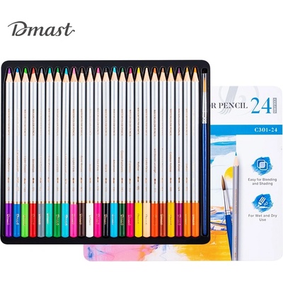 Deli Акварелни цветни моливи Deli DMAST EC301-24, (13802116)