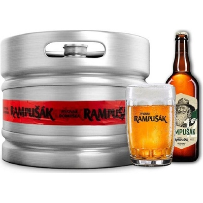 Rampušák 12 ležák NEFILTR. 4,9% 15 l (sud)