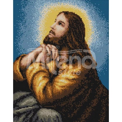 Milena Style Молещият се Исус - диамантен гоблен