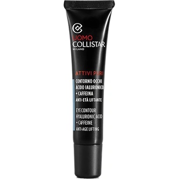 Collistar Uomo Attivi Puri Eye Contour озаряващ крем за околоочната зона с anti-age ефект за мъже 15 мл