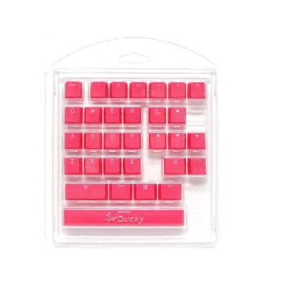 Капачки за механична клавиатура Ducky Pink 31-Keycap Set Rubber Backlit Double-Shot US Layout (DKSA31-USRDPNNO2)