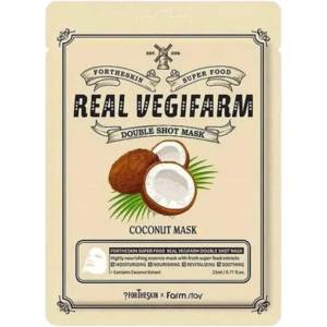 Fortheskin - Super Food Real Vegifarm Double Shot Mask 23ml - Coconut