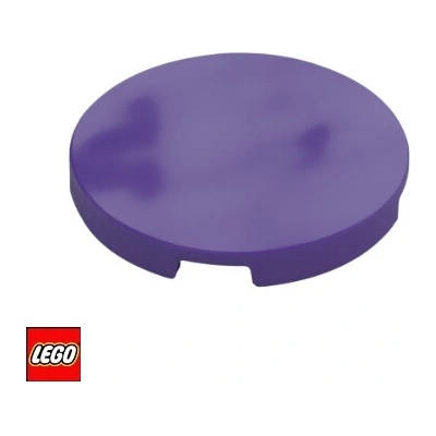 LEGO® 67095 Kruhová Dlaždice 3x3 Fialová