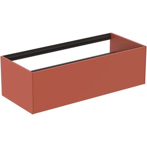 Ideal Standard Atelier Conca стенен шкаф за шкаф, червено-оранжев мат, 1 чекмедже 120 см (T3933Y3)